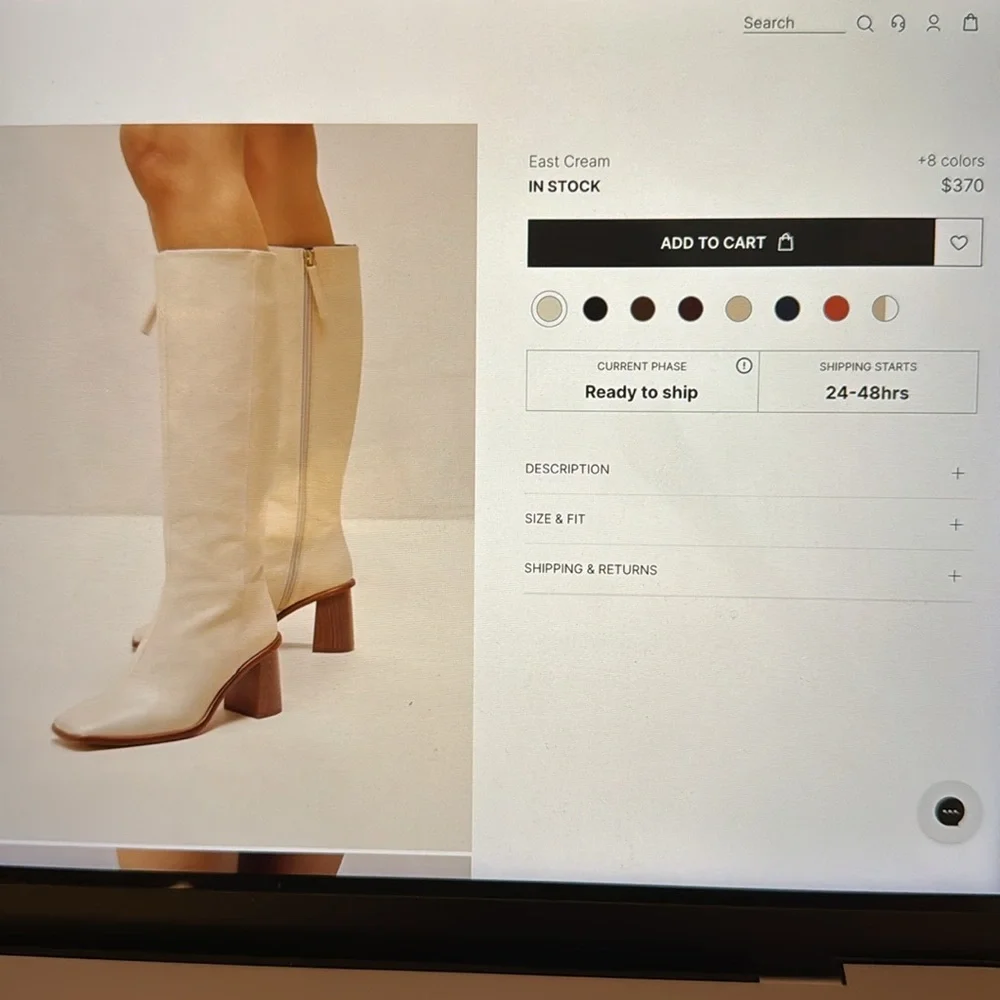 ALOHAS leather boots - Picture 6 of 7